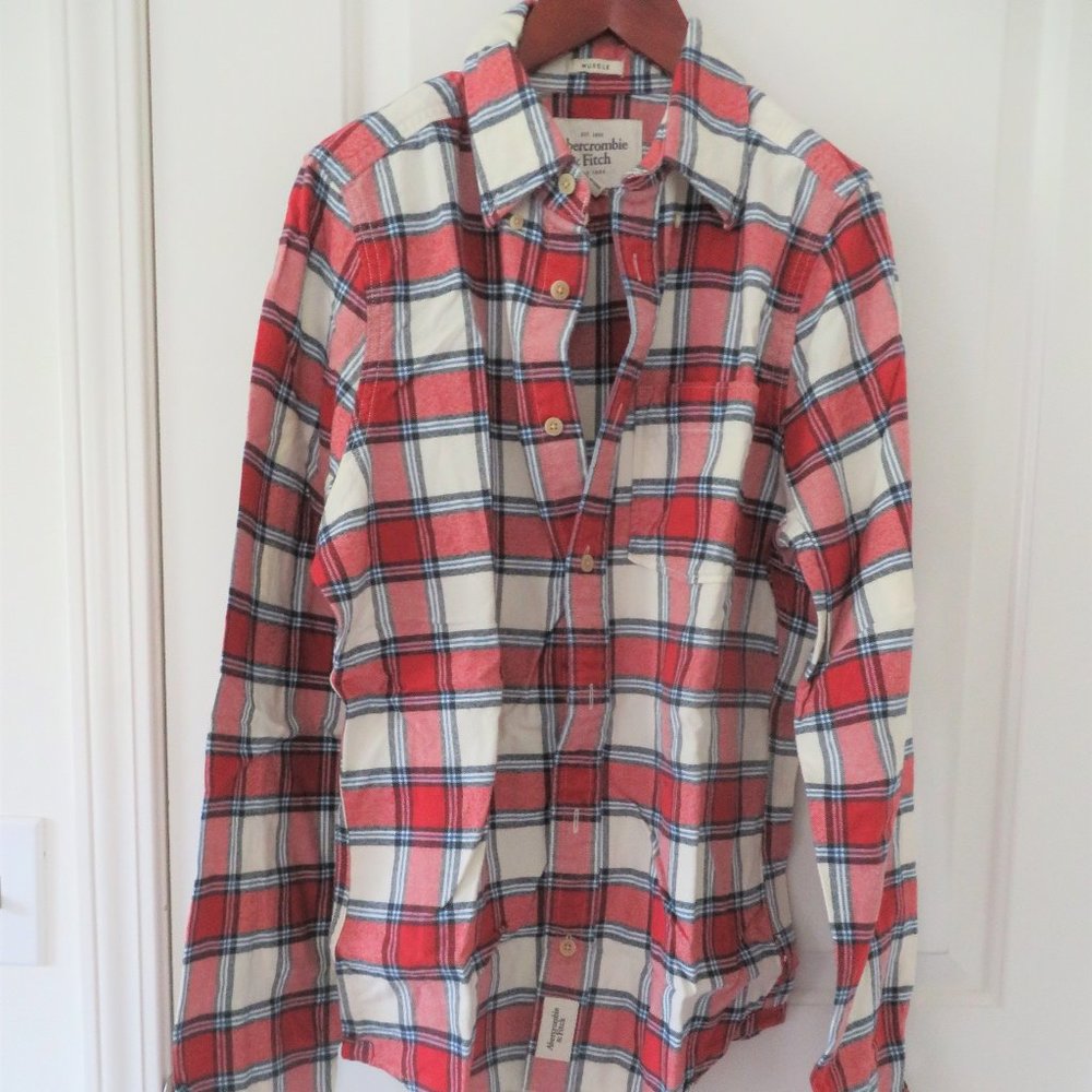 Abercrombie & Fitch Men’s Plaid Shirt